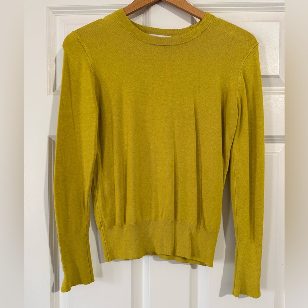 Zara Mustard Yellow Knit Top